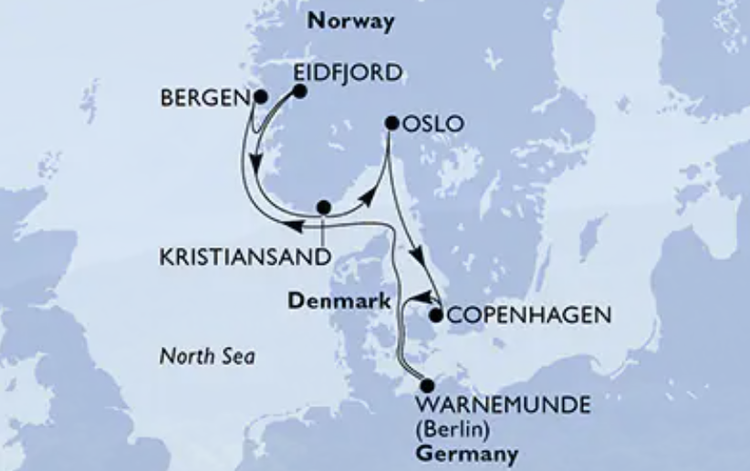 Região Do Norte Da Europa. Mapa Dos Países Da Escandinávia