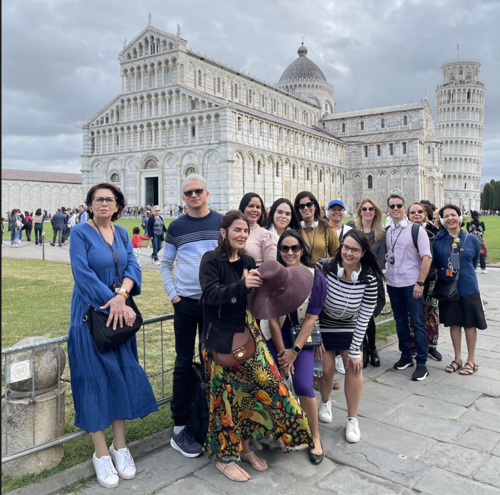 Grupo em frente a Duomo